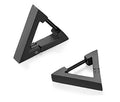 1 par de aretes triangulares punk