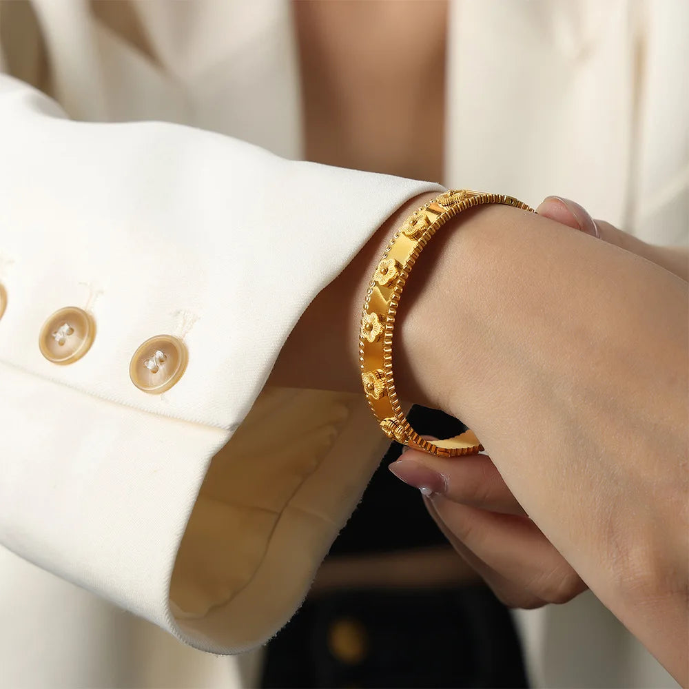 conjunto de pulsera de acero inoxidable