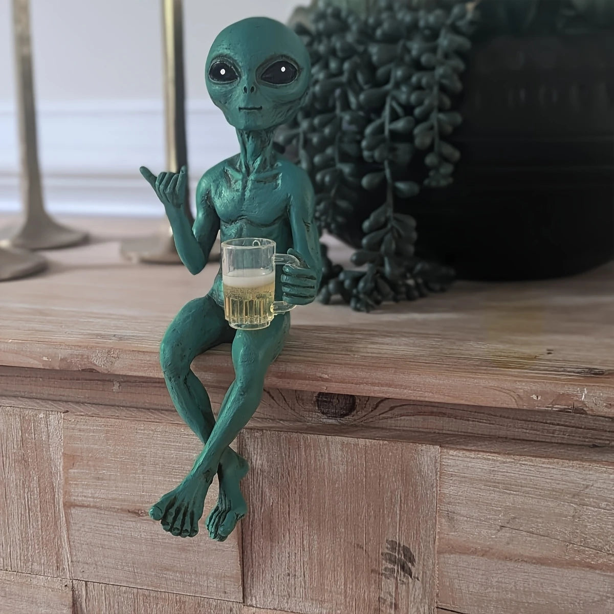 Escultura alienígena para beber