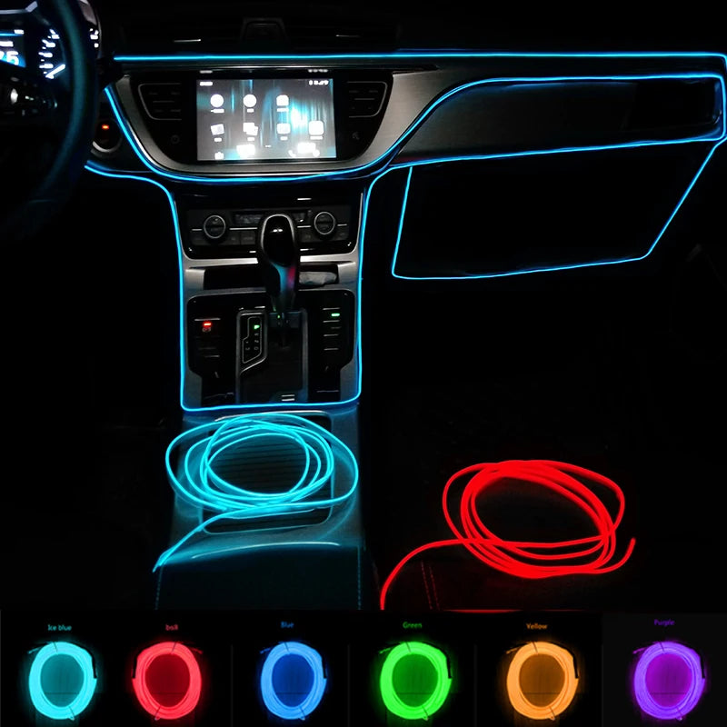 Tiras de lámparas decorativas para Interior de coche