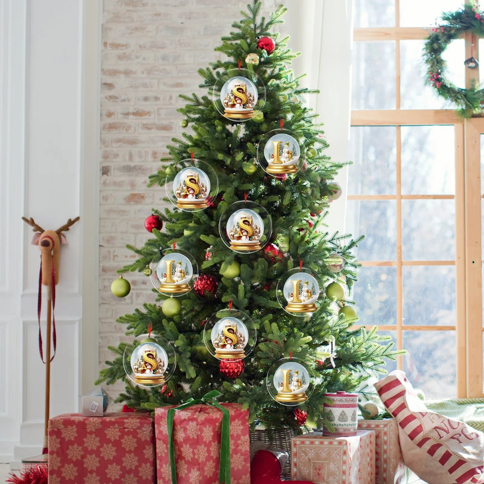 Decoración de árbol de Navidad 2d