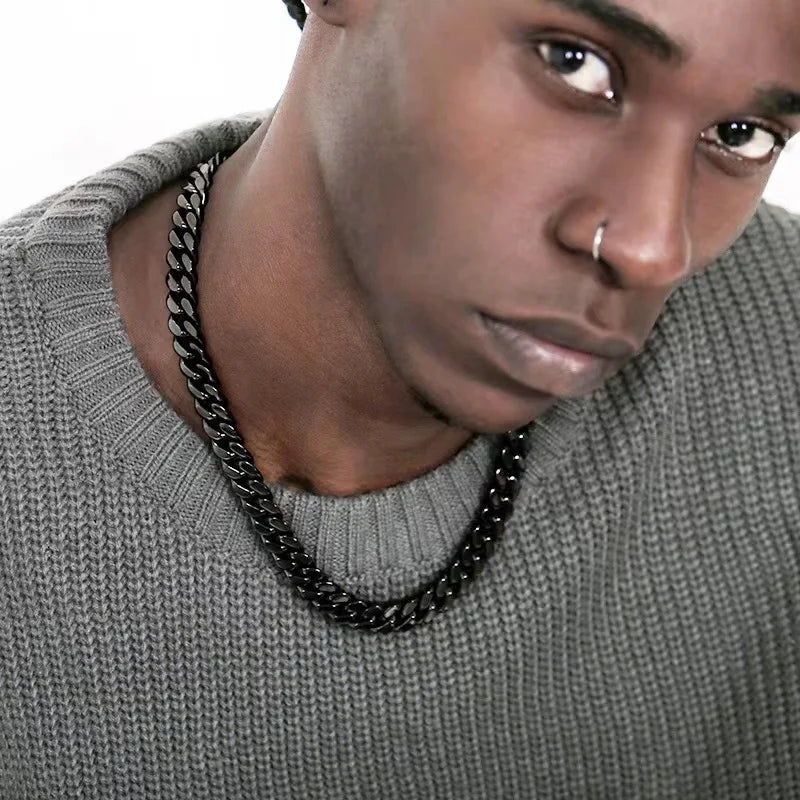 Collares cubanos de acero inoxidable