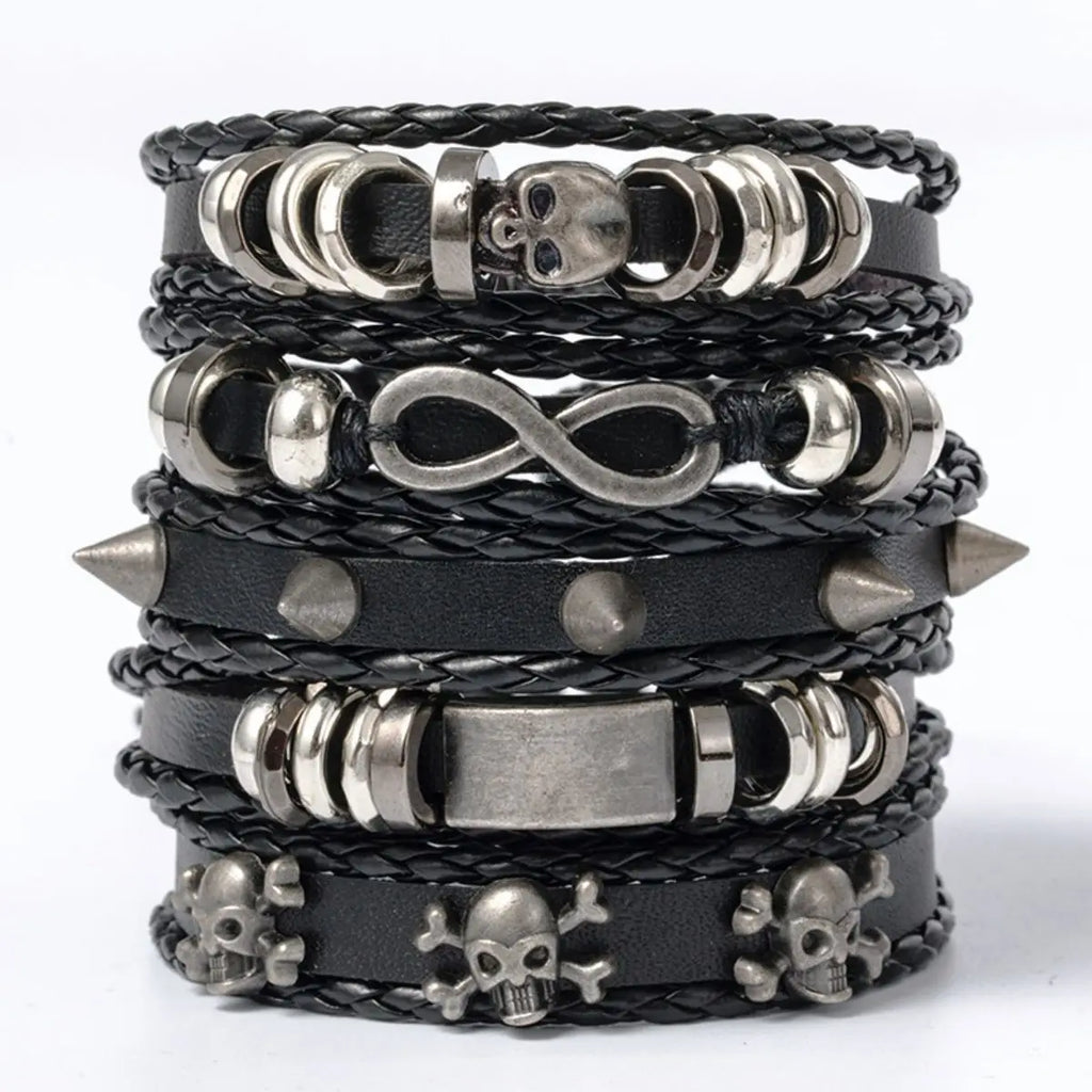 Juego de pulsera estilo punk