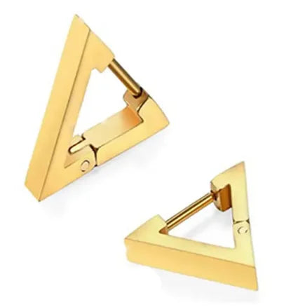 1 par de aretes triangulares punk
