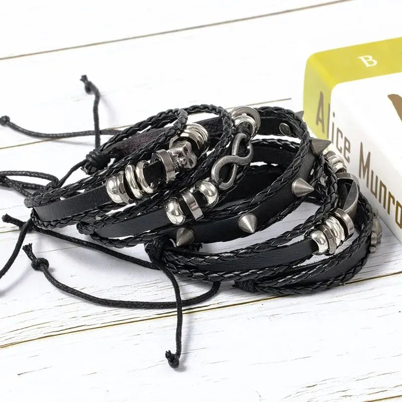 Juego de pulsera estilo punk